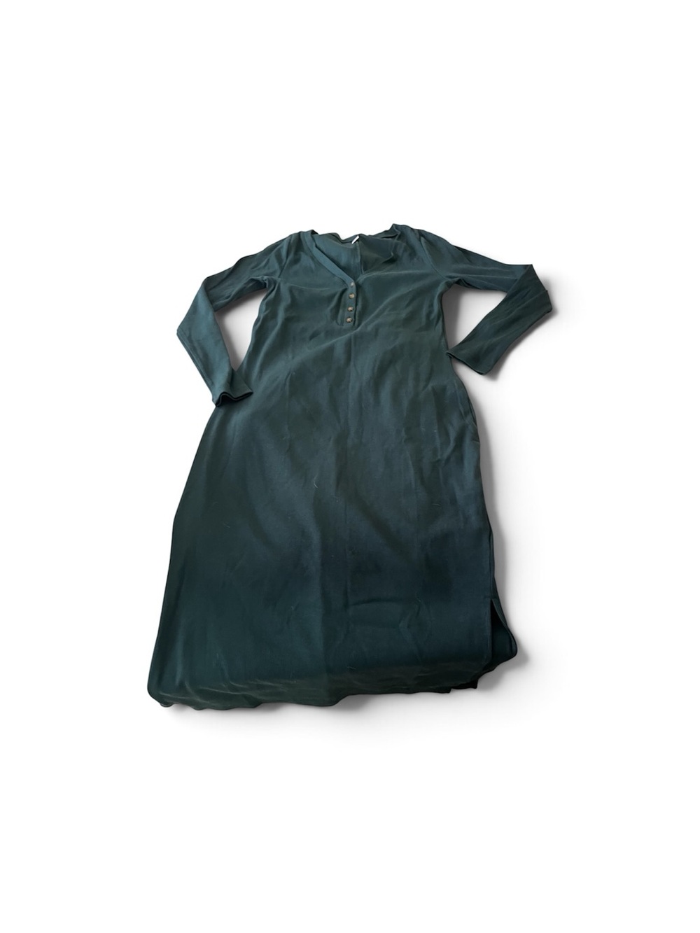 Old Navy Girls' Teal Long-Sleeve Henley Dress